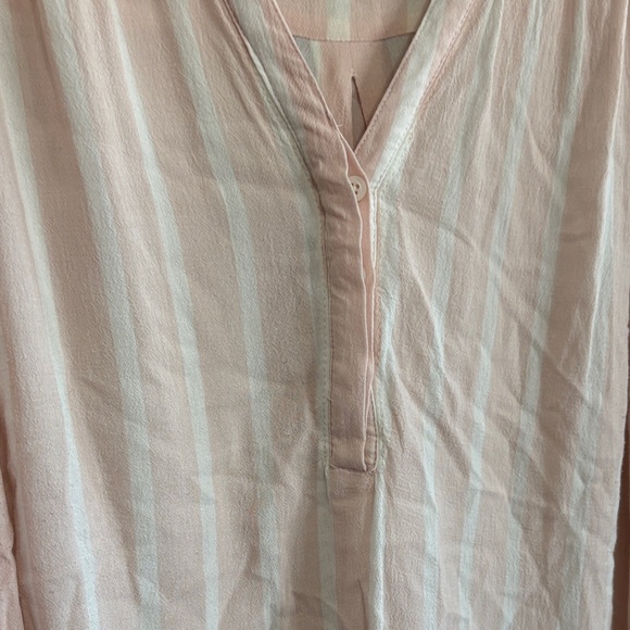 Torrid Blush Pink Striped Blouse - Picture 7 of 10